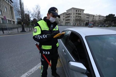 Karantini pozan 739 sürücü cərimələndi