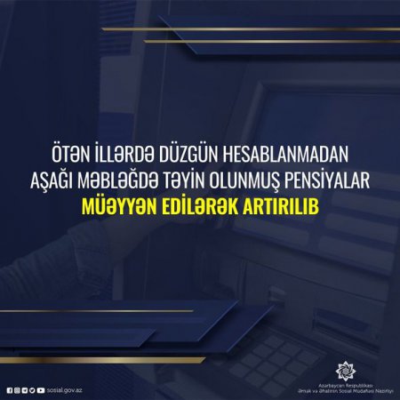 12 mindən çox şəxsin pensiyası yenidən hesablandı: Artımlar var - RƏSMİ + FOTO