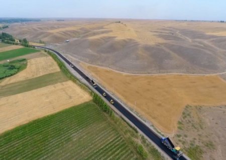 "Zəfər yolu"nun asfaltlanmasına başlanıldı