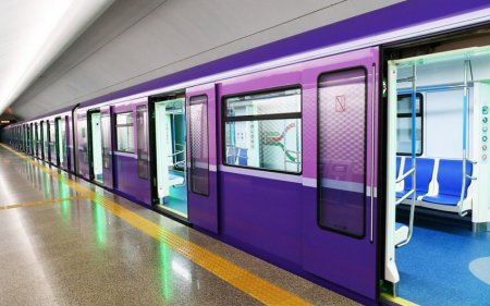 Bakı metrosunda yeni qatarlar xəttə buraxıldı