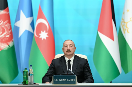 İlham Əliyev: Ermənistan 90-cı illərdə urbisid yaratmışdı, lakin onlara qarşı heç bir sanksiya tətbiq olunmadı 
